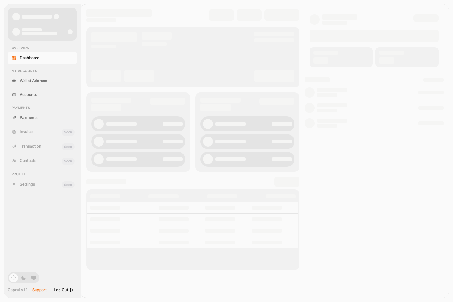 Personal dashboard granted